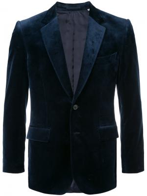 Классический пиджак Gieves & Hawkes. Цвет: синий