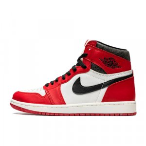 Кроссовки , размер 38 EU, черный, красный Jordan. Цвет: белый/красный/черный