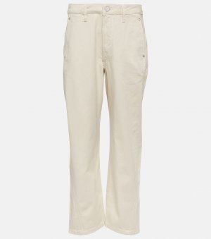 Прямые джинсы с высокой посадкой , белый Lemaire