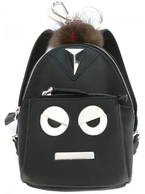 Брелок в форме рюкзака Bag Bugs Fendi. Цвет: чёрный