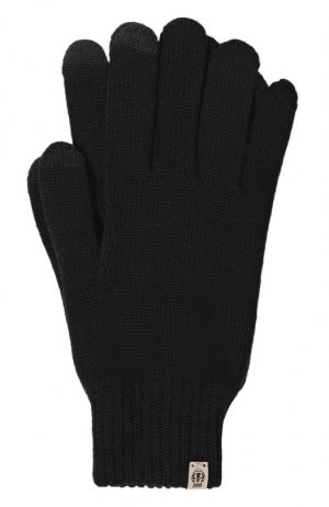 Шерстяные перчатки Roeckl. Цвет: чёрный