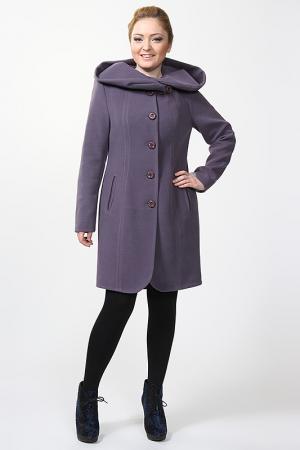 Пальто Exclusive. Цвет: фиолетовый