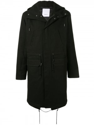 Пальто миди с капюшоном Ports V. Цвет: черный