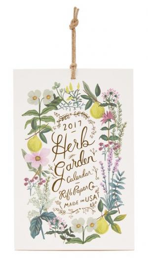 Календарь Herb Garden на 2017 г. Rifle Paper Co