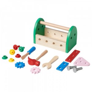 Набор игрушек и инструментов ИКЕА БЛОМФЛЮГА, 13 шт. IKEA