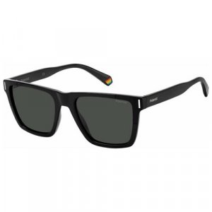 Солнцезащитные очки , черный, серый Polaroid. Цвет: черный