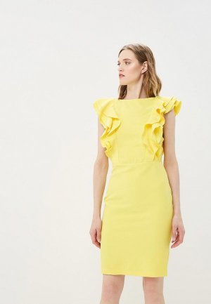 Платье MiraSezar Катриза. Цвет: желтый