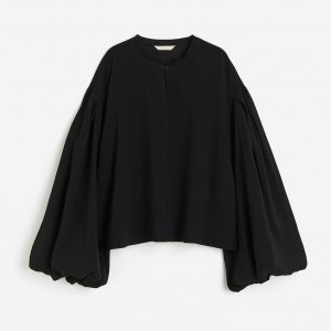 Блуза Oversized, черный H&M