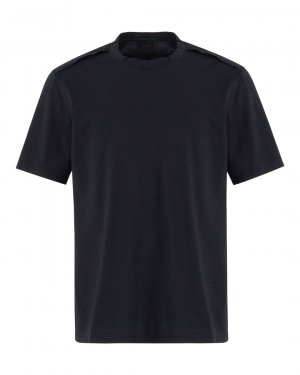 Хлопковая футболка Premiata. Цвет: черный