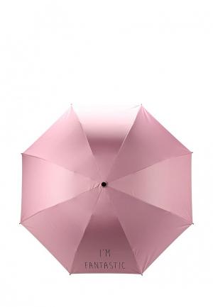 Зонт складной Befree. Цвет: розовый