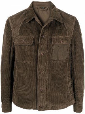 Вельветовая куртка-рубашка Belstaff. Цвет: зеленый