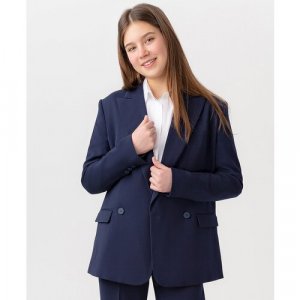 Пиджак , размер 170, синий Button Blue. Цвет: синий