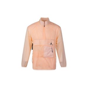 Спортивная куртка с полумолнией и воротником-стойкой, мужская розового цвета AJ1070-814 Jordan