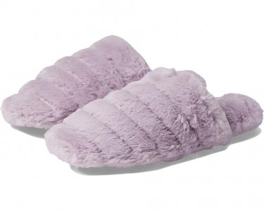 Домашняя обувь Quilted Scuff Slippers in Recycled Faux Fur, цвет Provence Grape Madewell