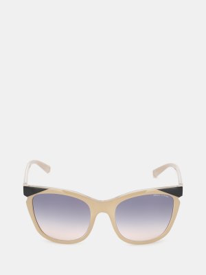 Солнцезащитные очки Armani Exchange. Цвет: бежевый