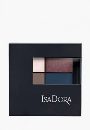 Тени для век Isadora Eyeshadow Quartet 07, 3,5 г. Цвет: разноцветный
