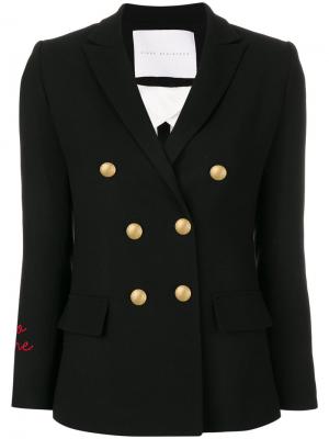 Двубортный пиджак Giada Benincasa. Цвет: чёрный