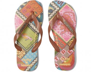 Сандалии Top Farm Summer Patch Flip Flop Sandal, ржавый Havaianas