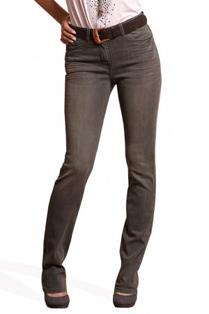 Прямые джинсы Million X Woman. Цвет: коричневый