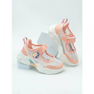 Туфли , размер 27, белый, розовый FESS. Цвет: белый/бело-розовый/розовый