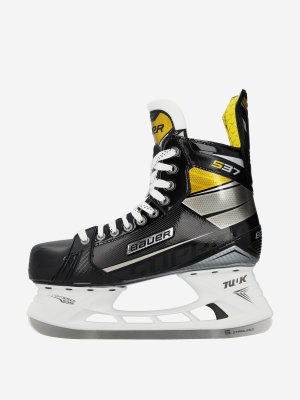 Коньки хоккейные Supreme S37, Черный, размер 42 Bauer. Цвет: черный