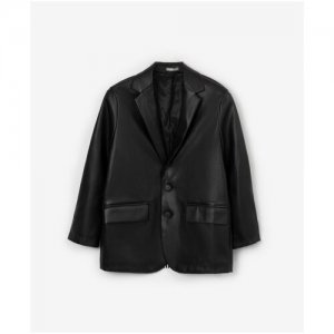 Пиджак , размер 170, черный Gulliver. Цвет: черный