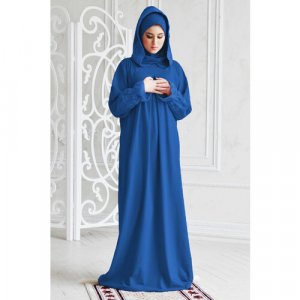 Платье , размер 42-52, синий Hayat. Цвет: синий/индиго