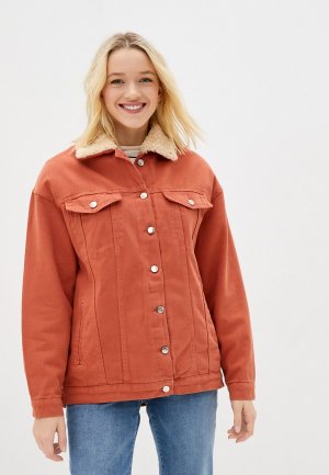 Куртка джинсовая Mossmore. Цвет: оранжевый