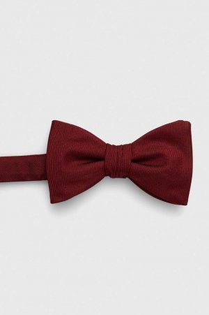 Шелковый галстук-бабочка HUGO , бордовый