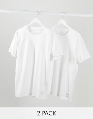 Набор белых футболок -Белый Tom Tailor