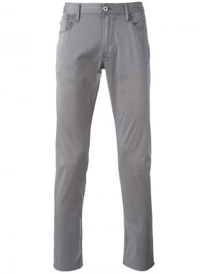 Классические брюки чинос Armani Jeans. Цвет: серый
