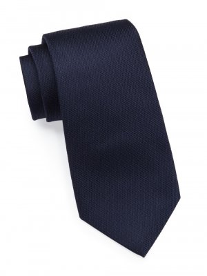 Формальный шелковый галстук, нави Isaia