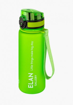 Бутылка спортивная Elan Gallery 500 мл Style Matte. Цвет: зеленый