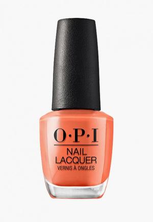 Лак для ногтей O.P.I Nail Lacquer - Summer Lovin’ Having a Bla, 15 мл. Цвет: оранжевый