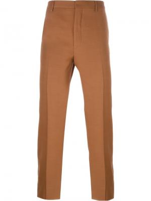 Классические брюки Lanvin. Цвет: коричневый