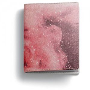 Обложка для паспорта , розовый, белый UNCLE DAD. Цвет: белый