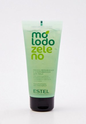 Маска для лица Estel MOLODO ZELENO, PROFESSIONAL с хлорофиллом, 100 мл. Цвет: прозрачный