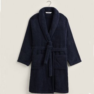 Банный халат Premium Cotton, темно-синий Zara Home