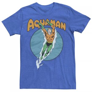Мужская футболка для плавания и танцев «Аквамен» DC Comics