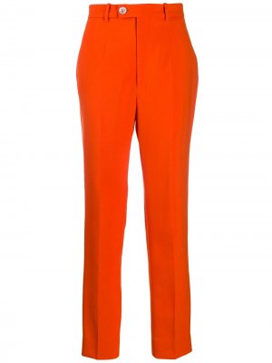 Зауженные брюки с завышенной талией Gucci. Цвет: оранжевый