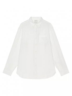 Классическая рубашка из шелкового жаккарда , белый Givenchy