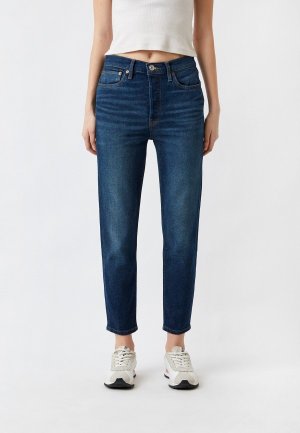 Джинсы Re/Done 90S HIGH RISE ANKLE CROP. Цвет: синий