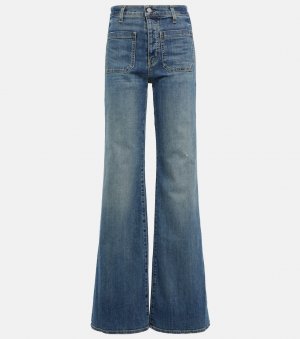 Расклешенные джинсы florence с высокой посадкой , красный Nili Lotan