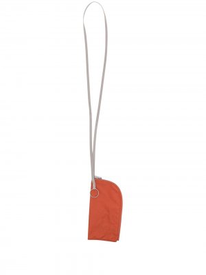 Zipped neck pouch Rick Owens DRKSHDW. Цвет: оранжевый
