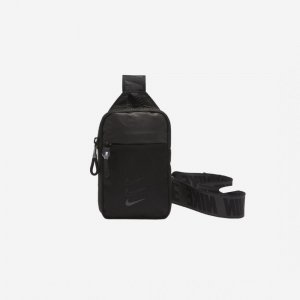 Поясная сумка NSW Essentials, маленькая, 1 л, черный, темно-дымочно-серый Nike