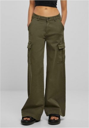 Брюки карго WIDE LEG TWILL , цвет olive Urban Classics