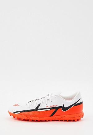 Шиповки Nike PHANTOM GT2 CLUB TF. Цвет: белый
