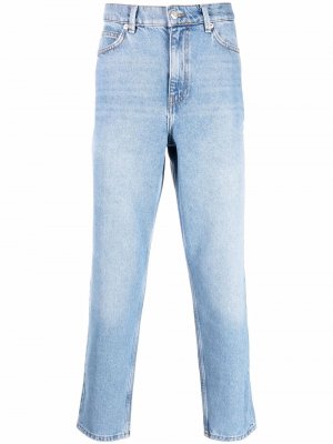 Зауженные джинсы свободного кроя 12 STOREEZ. Цвет: синий