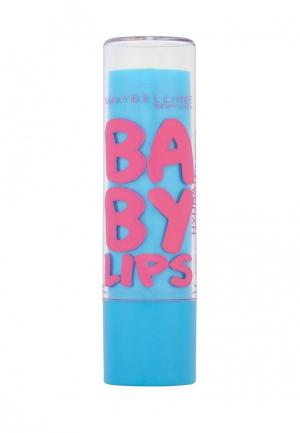Бальзам для губ Maybelline New York Baby Lips, Интенсивный уход, восстанавливающий и увлажняющий, от обветривания трещин, бесцветный с запахом, 1,78 мл. Цвет: прозрачный