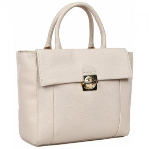 Женская кожаная сумка 15803A-W1-112/022 beige Palio. Цвет: бежевый